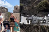 «Δεν χάσαμε μόνο ένα σπίτι», η τρομερή ιστορία οικογένειας από τη Βρετανία που καταστράφηκε στις φωτιές στην Αιγιάλεια