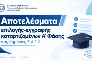 ΣΑΕΚ: 13.175 νέες εγγραφές στην Α΄ φάση – Πότε ανοίγει η συμπληρωματική περίοδος