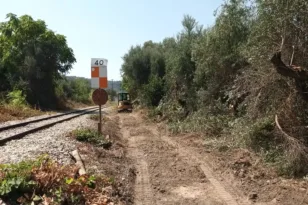 Πάτρα: Ξεκίνησε ο δρόμος διαφυγής στον χώρο του ΟΣΕ στο Μονοδένδρι