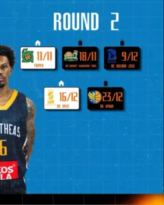 Ο Προμηθέας έμαθε το πρόγραμμά του στο FIBA Europe Cup