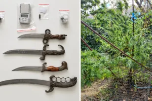 Φθιώτιδα: 4 σπάθες, κάνναβη και φυσίγγιο σε σπίτι – Τι βρήκαν οι αστυνομικοί
