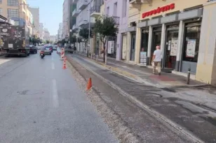 Πάτρα: Αντίστροφη μέτρηση για το τέλος των έργων στην Αγίου Ανδρέου