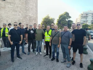 Θεσσαλονίκη: Δυναμικό «παρών» στη ΔΕΘ των αστυνομικών της Αχαΐας στην ένστολη πορεία, ΦΩΤΟ