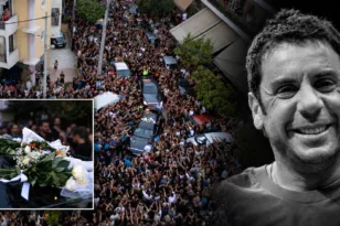 «Γεια σου Γιώργο»: Ολοκληρώθηκε η ταφή στο Γ΄ Νεκροταφείο – Χιλιάδες κόσμου στη Νίκαια