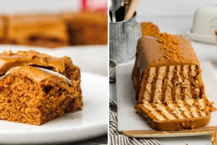 Κορμός Biscoff χωρίς ψήσιμο και με μόλις 3 υλικά
