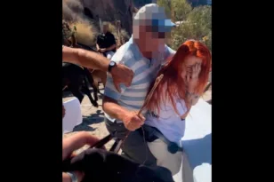 Σαντορίνη: «Μας έσπρωξαν στις σκάλες και χτύπησαν ακτιβίστρια στο πρόσωπο» – Καταγγελία της PETA, ΒΙΝΤΕΟ