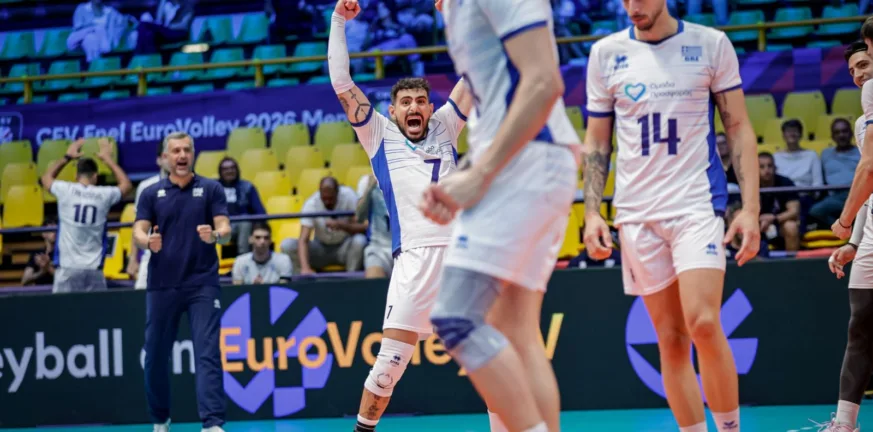 Ευρωβόλεϊ: Στις «16» της Ευρώπης η Εθνική Ελλάδας
