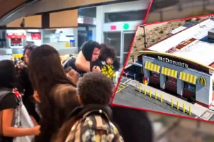 Άγριος ξυλοδαρμός σε fast food στις ΗΠΑ: Τον χτυπούσαν ενώ ήταν πεσμένος στο πάτωμα