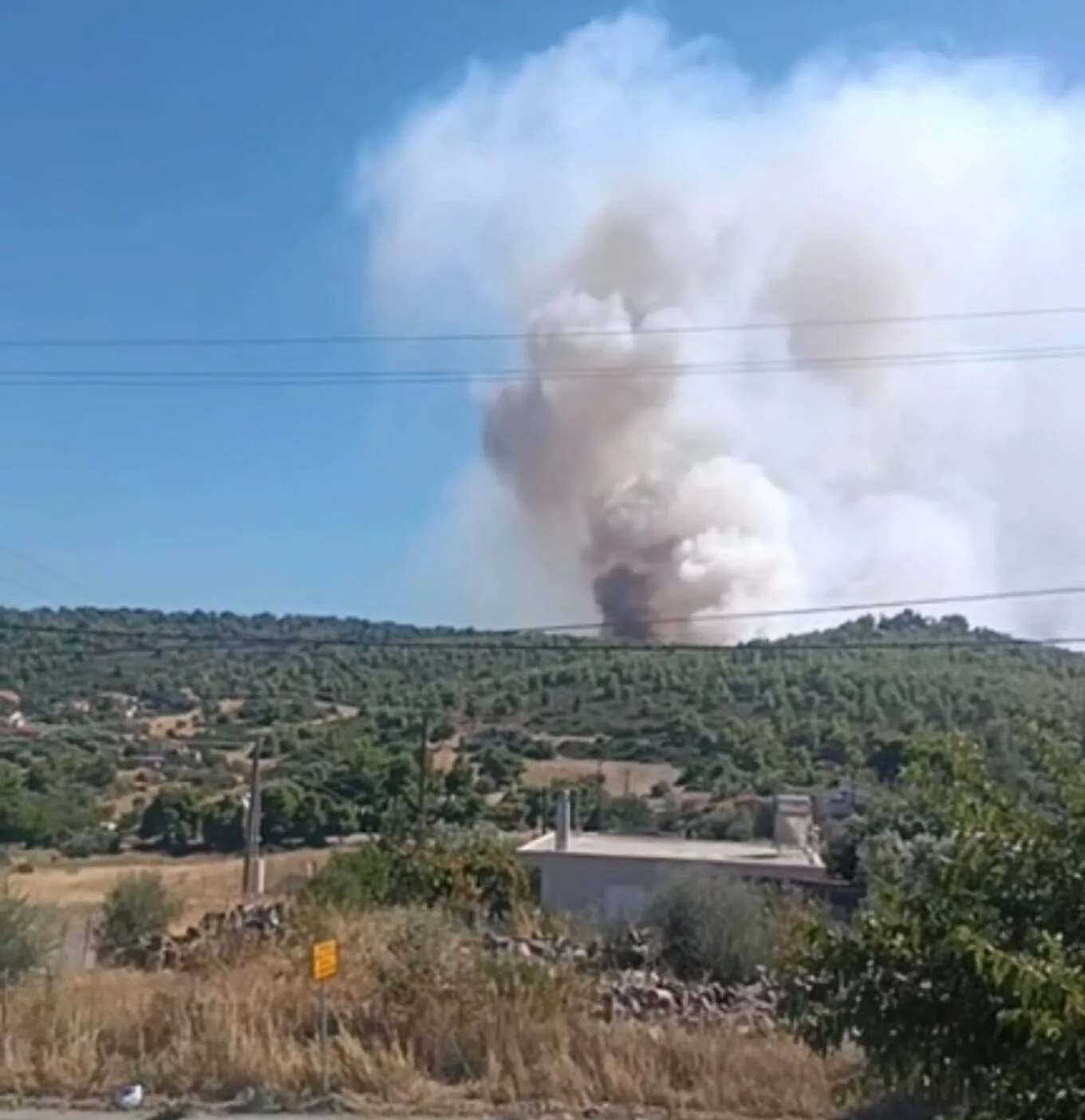 Τανάγρα: Φωτιά σε δασική έκταση μετά την πτώση του Phantom, ήχησε το 112 Τανάγρα: Φωτιά σε δασική έκταση μετά την πτώση του Phantom, ήχησε το 112