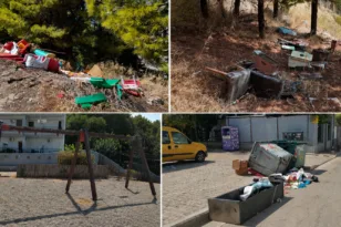 Πάτρα: «Εγκλημα» στη Γούβα – Ναρκωτικά, διαλυμένοι κάδοι, σπασμένη παιδική χαρά