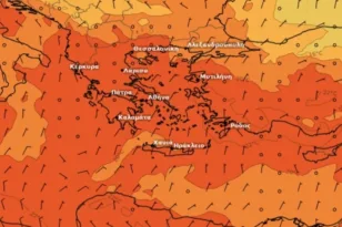 Καιρός: Ζέστη χωρίς απότομη «στροφή» έως τις 11 Σεπτεμβρίου – Τι δείχνει ο νέος χάρτης για τη Δυτική Ελλάδα