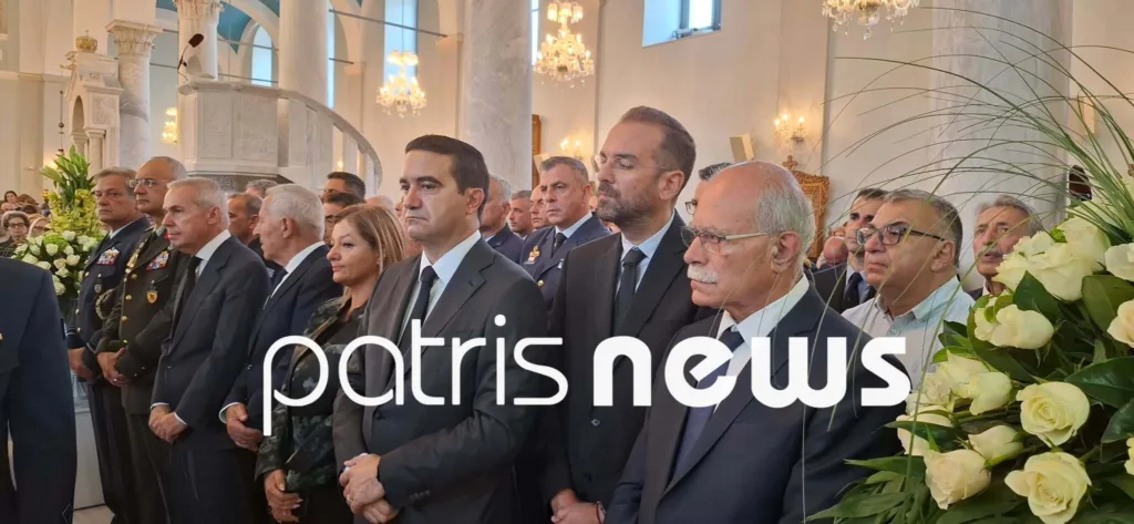 Η Ηλεία αποχαιρετά τον επισμηναγό Γιάννη Μπλέσια: Συγκίνηση στον Άγιο Νικόλαο Πύργου