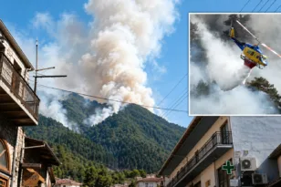 Κόνιτσα: Όγδοη ημέρα φωτιάς στην Τραπεζίτσα – 6.290 στρέμματα καμένα