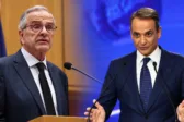 Ο Κυριάκος Μητσοτάκης κατά τη συνέντευξη Τύπου στην 90ή ΔΕΘ