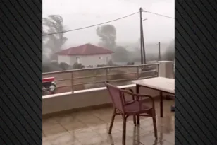 Δήμος Πάργας: Ανεμοστρόβιλος έπληξε χωριά, έριξε κολώνα ηλεκτροδότησης και ξήλωσε καλώδια