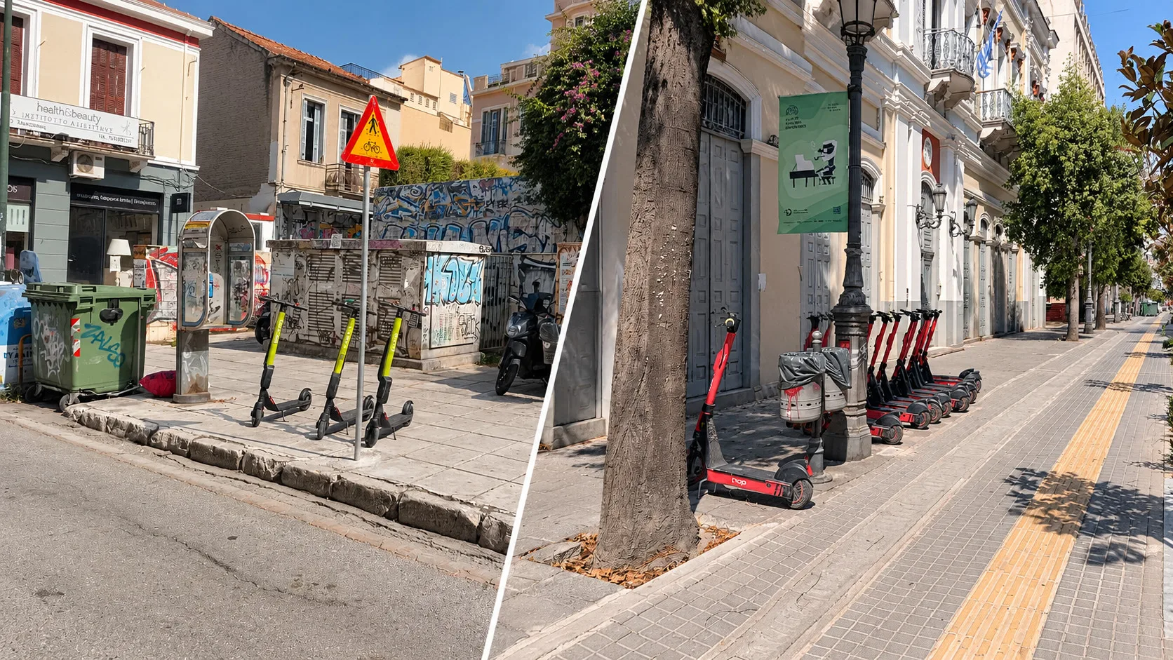 Πατίνι η ζωή των Πατρινών - Ενοικιαζόμενα ηλεκτρικά πατίνια χωρίς φρένο σε πεζοδρόμια και ράμπες ΑμεΑ | Ειδήσεις