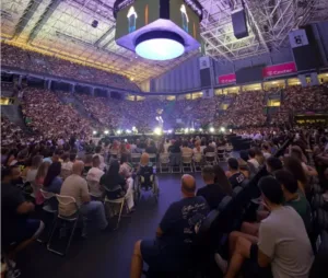 Γέμισε ασφυκτικά το Telekom Center κι ας μην έπαιζε ο Παναθηναϊκός! Γέμισε ασφυκτικά το Telekom Center κι ας μην έπαιζε ο Παναθηναϊκός!