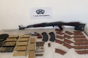 Βορίζια: Καλάσνικοφ, περίστροφο και 869 φυσίγγια σε σπίτι 60χρονου – Μεγάλη επιχείρηση της ΕΛ.ΑΣ.