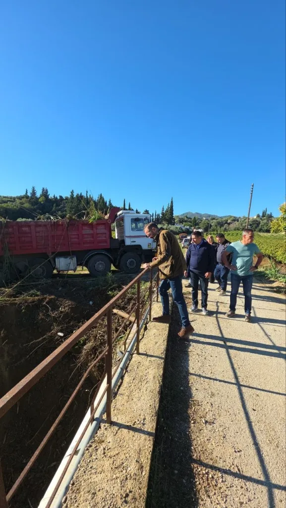 Δυτική Αχαΐα: Στο 70% τα έργα αντιπλημμυρικής θωράκισης των ρεμάτων - Αυτοψία Φαρμάκη