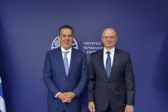 Συνάντηση του Υπουργού Περιβάλλοντος και Ενέργειας Σταύρου Παπασταύρου με τον Υπουργό Ενέργειας του Αζερμπαϊτζάν Parviz Shahbazov