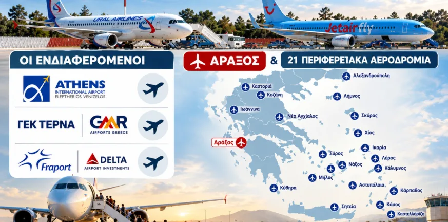 Τρία επενδυτικά σχήματα (και) για τον Αραξο - Οι διεκδικητές, οι προοπτικές και οι ανάγκες για το αεροδρόμιο της Αχαΐας
