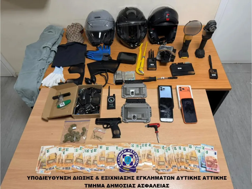 Αττική: Οκτώ συλλήψεις για κλοπές αυτοκινήτων και μηχανών – Πάνω από 350.000 ευρώ το όφελος Αττική: Οκτώ συλλήψεις για κλοπές αυτοκινήτων και μηχανών – Πάνω από 350.000 ευρώ το όφελος