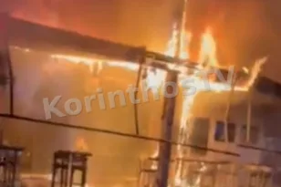 Φωτιά σε καφετέρια στο κέντρο της Νεμέας – Εκτεταμένες ζημιές στην επιχείρηση