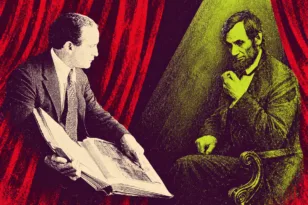 Ο Χουντίνι φωτογραφήθηκε με το «φάντασμα» του Λίνκολν. Επίτηδες