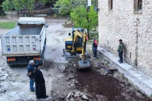 Ξεκίνησαν οι εργασίες ανάπλασης στο μοναστήρι του Ομπλού – Φωτογραφίες