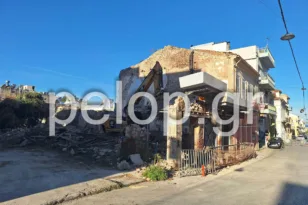Γερμανού: Το «έργο τέχνης» που έγινε ερείπιο κατεδαφίζεται – Κλειστός ο δρόμος, πίεση στην Άνω Πόλη