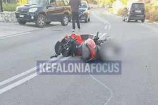 Κεφαλονιά: Νεκρός νεαρός μοτοσικλετιστής στην επαρχιακή οδό Σκάλας–Πόρου
