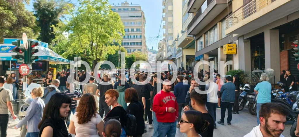 Πάτρα: Μαθητές και φοιτητές ενώθηκαν με τους απεργούς - Πορεία στο κέντρο της πόλης Πάτρα: Μαθητές και φοιτητές ενώθηκαν με τους απεργούς - Πορεία στο κέντρο της πόλης