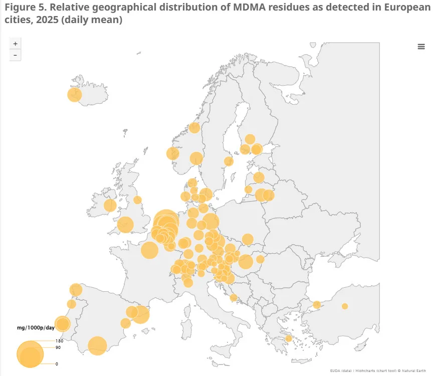 Κοκαΐνη: Αύξηση 64% στα λύματα της Αθήνας – Τι δείχνουν τα στοιχεία για τα ναρκωτικά στην Ευρώπη Κοκαΐνη: Αύξηση 64% στα λύματα της Αθήνας – Τι δείχνουν τα στοιχεία για τα ναρκωτικά στην Ευρώπη