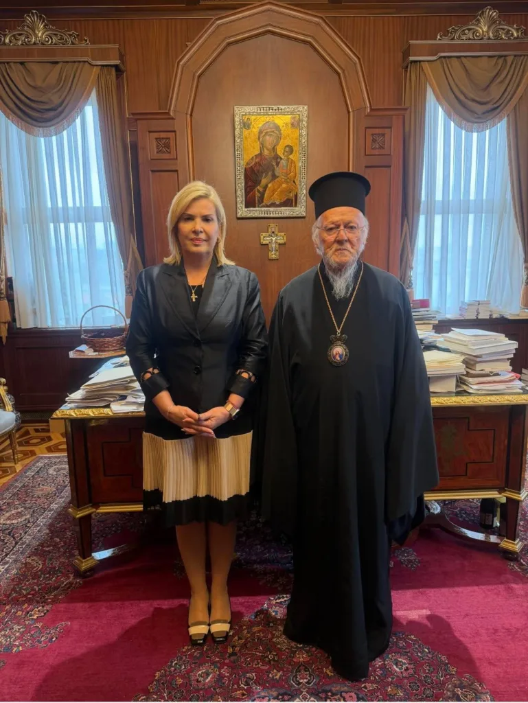 Γεωργία Ντάτσικα: Στο Φανάρι με τον Βαρθολομαίο, με το βλέμμα στο μέλλον Γεωργία Ντάτσικα: Στο Φανάρι με τον Βαρθολομαίο, με το βλέμμα στο μέλλον