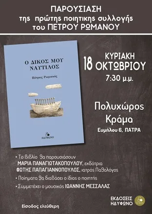 Πέτρος Ρωμανός: «Το μέσα μου ούρλιαζε, ήθελε να εκφραστεί» Πέτρος Ρωμανός: «Το μέσα μου ούρλιαζε, ήθελε να εκφραστεί»